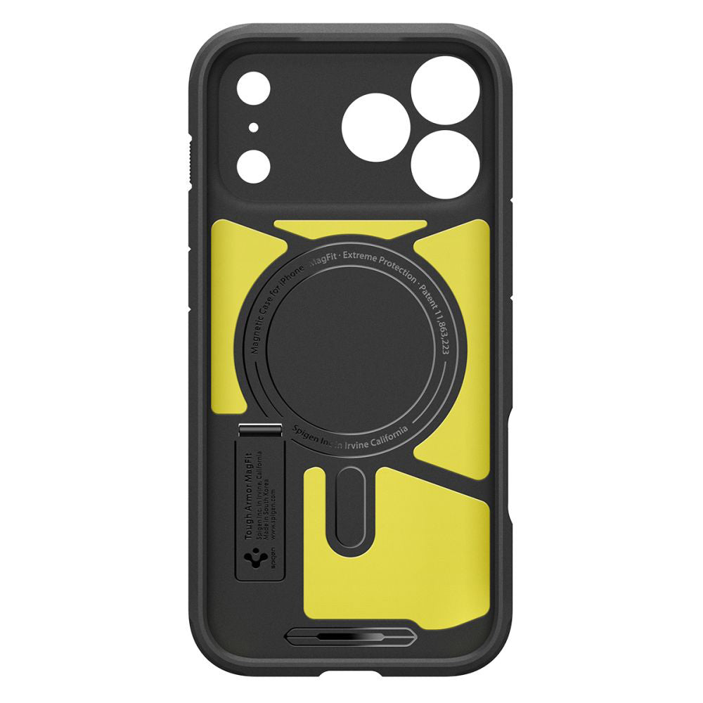 Husa pentru iPhone 17 Pro - Spigen Tough Armor "T"  MagSafe (ACS10361) - Black