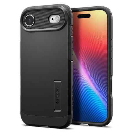 Husa de protectie Spigen Tough Armor "T" MagSafe (ACS10324) compatibil cu iPhone 17 Air, Negru