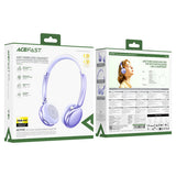 Casti Acefast Wireless Headset (H8), Type-C, Bluetooth 5.4, ANC Mode, Hybrid Noise Reduction, 500mAh, Professional HiFi, Mov