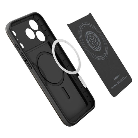 Husa de protectie Spigen Thin Fit MagSafe (ACS10274) compatibil cu iPhone 17 Pro Max, Negru