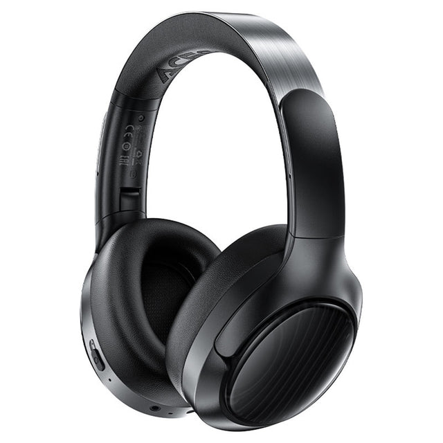 Casti Acefast Wireless Headset (H5), Type-C, Bluetooth 5.4, ANC, Noise Reduction, 3D Sense, 500mAh, Professional Hi-Fi, Negru