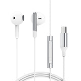Casti Acefast L3, USB-C, Microfon, Alb