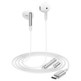 Casti Acefast L3, USB-C, Microfon, Alb