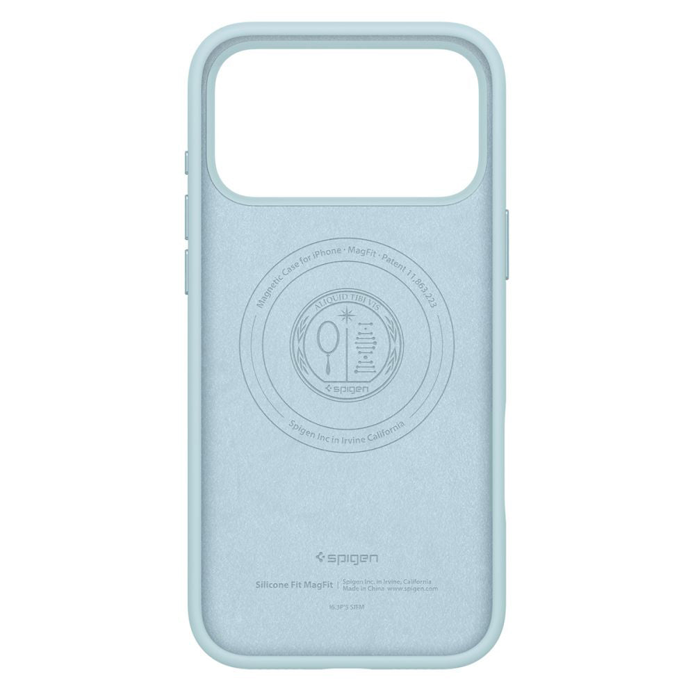 Husa de protectie Spigen Silicone Fit MagSafe (ACS10273) compatibil cu iPhone 17 Pro Max, Mute Blue