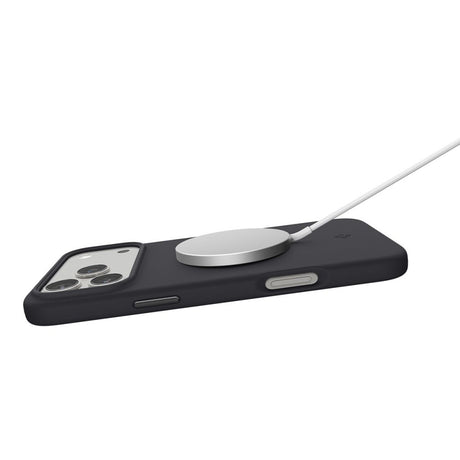 Husa de protectie Spigen Silicone Fit MagSafe (ACS10270) compatibil cu iPhone 17 Pro Max, Negru