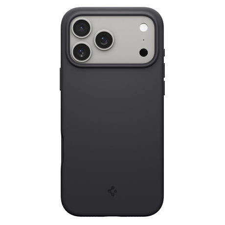 Husa de protectie Spigen Silicone Fit MagSafe (ACS10270) compatibil cu iPhone 17 Pro Max, Negru