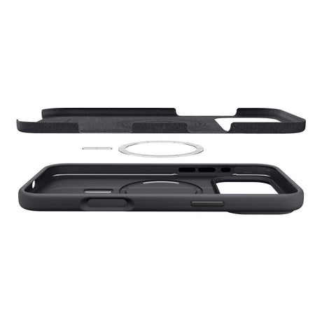 Husa de protectie Spigen Silicone Fit MagSafe (ACS10335) compatibil cu iPhone 17 Pro, Negru