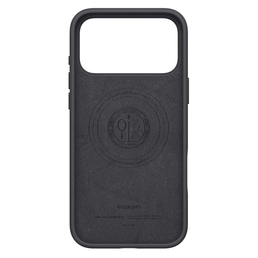Husa de protectie Spigen Silicone Fit MagSafe (ACS10335) compatibil cu iPhone 17 Pro, Negru