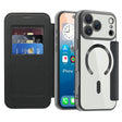 Husa de protectie Techsuit SmartMag Book compatibil cu iPhone 17 Pro Max, Negru