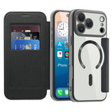 Husa de protectie Techsuit SmartMag Book compatibil cu iPhone 17 Pro, Negru