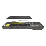 Husa de protectie Spigen Rugged Armor MagSafe (ACS10330) compatibil cu iPhone 17 Pro, Gri