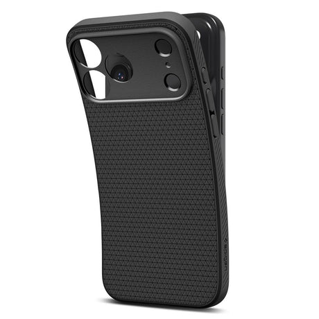 Husa de protectie Spigen Liquid Air (ACS10331) compatibil cu iPhone 17 Pro, Negru Mat