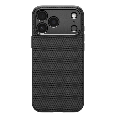 Husa de protectie Spigen Liquid Air (ACS10265) compatibil cu iPhone 17 Pro Max, Negru Mat