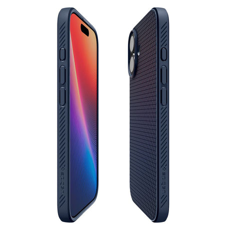 Husă de protecție Spigen Liquid Air ACS10370 pentru iPhone 17, bleumarin