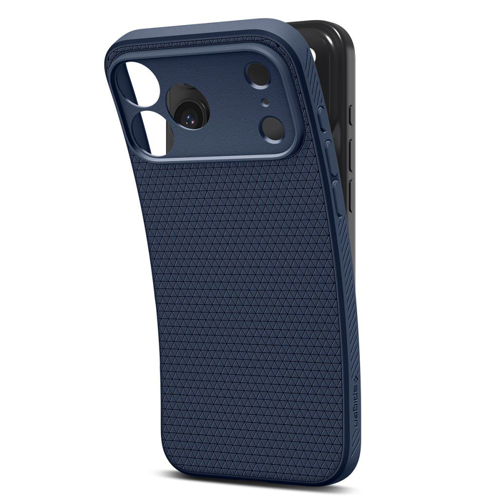 Husa de protectie Spigen Liquid Air (ACS10332) compatibil cu iPhone 17 Pro, Bleumarin