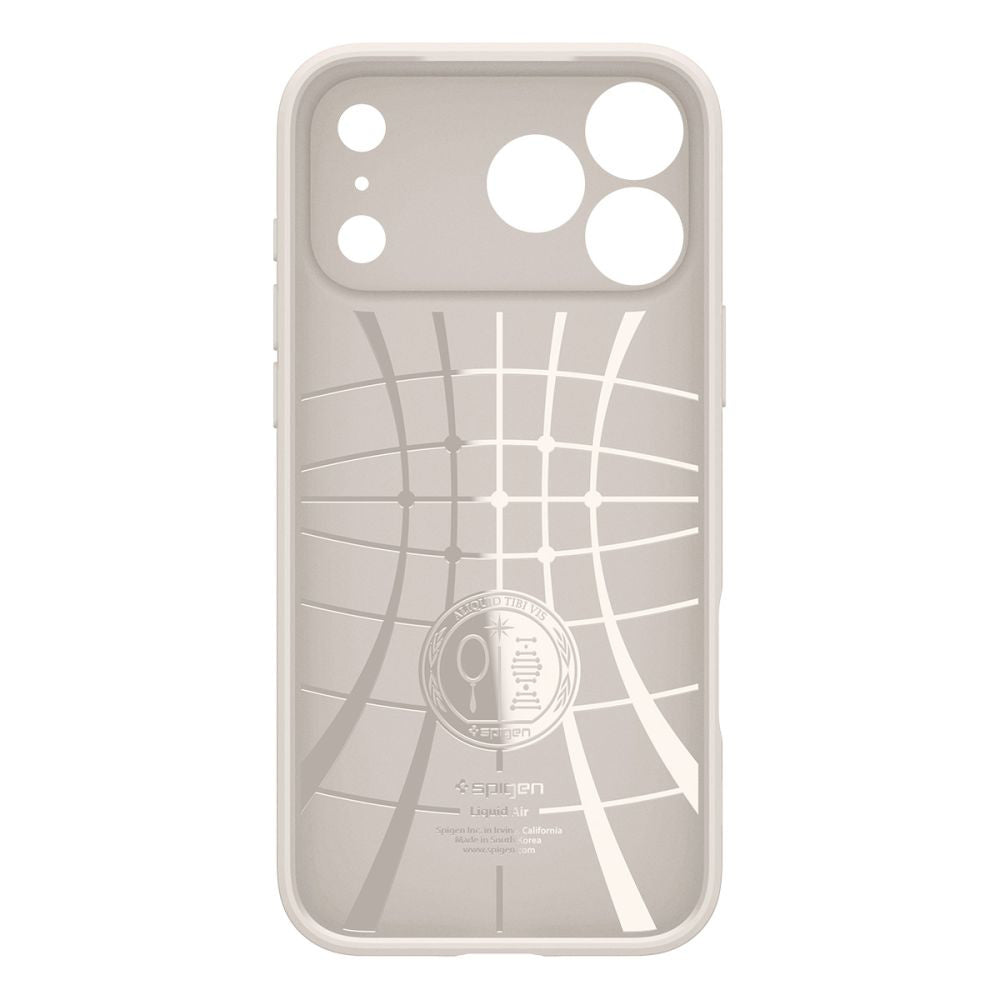 Husa de protectie Spigen Liquid Air (ACS10334) compatibil cu iPhone 17 Pro, Titanium Natural