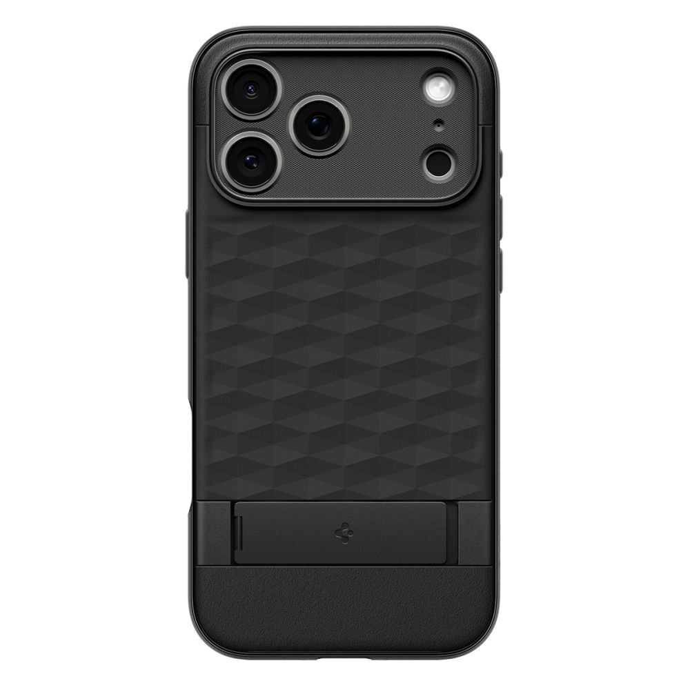 Husa de protectie Spigen Caseology Parallax "S" MagSafe (ACS09964) compatibil cu iPhone 17 Pro, Negru Mat