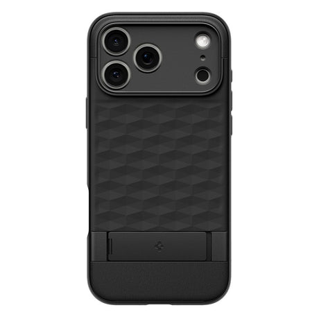 Husa de protectie Spigen Caseology Parallax "S" MagSafe (ACS09964) compatibil cu iPhone 17 Pro, Negru Mat