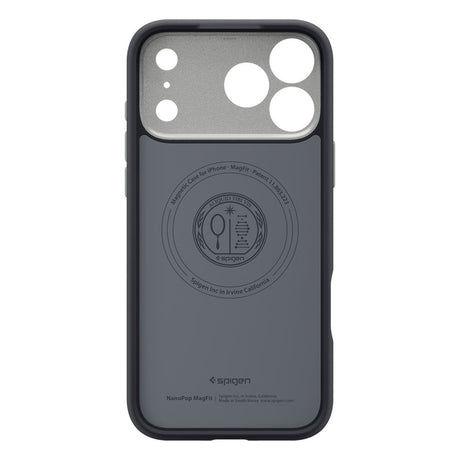Husa de protectie Spigen Caseology Nano Pop MagSafe (ACS10328) compatibil cu iPhone 17 Pro, Negru Sesame