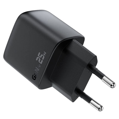 Incarcator Acefast (A114), with Digital Display, Fast Charging, GaN, USB, Type-C, PD25W, 5V/3A, Negru