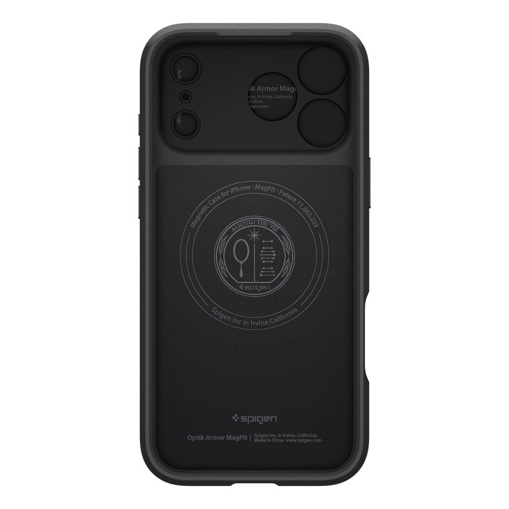 Husa de protectie Spigen Optik Armor compatibil cu iPhone 17 Pro / iPhone 18 Pro, Negru