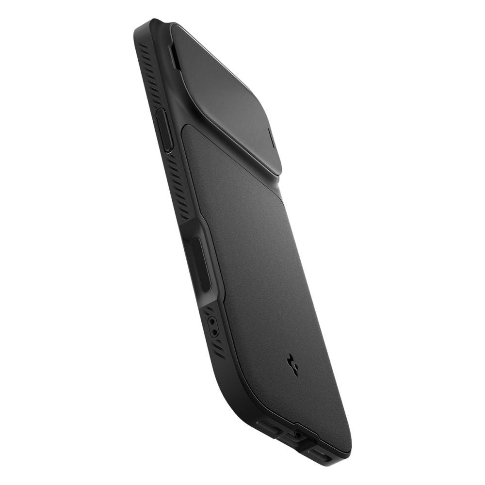 Husa de protectie Spigen Optik Armor compatibil cu iPhone 17 Pro / iPhone 18 Pro, Negru