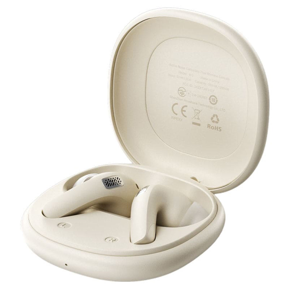 Casti Acefast (W3), Bluetooth V5.4, Active Noise Reduction, 4-Mics, ANC + ENC, IPX4, 350mAh, Kaki