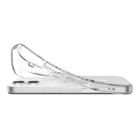 Husa de protectie Spigen Liquid Crystal MagSafe (ACS10397) compatibil cu iPhone 17, Transparent / White