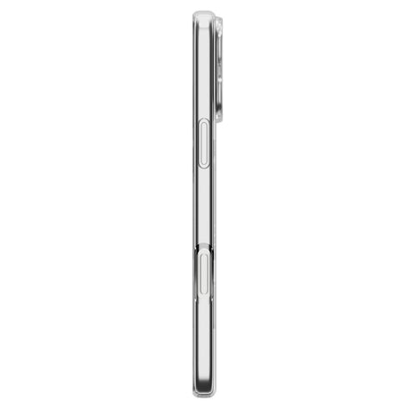 Husa de protectie Spigen Liquid Crystal MagSafe (ACS10394) compatibil cu iPhone 17 Pro Max, Transparent / White
