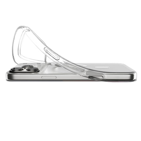 Husa de protectie Spigen Liquid Crystal MagSafe (ACS10394) compatibil cu iPhone 17 Pro Max, Transparent / White