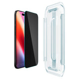 Folie de protectie Spigen (set de 2) Glas.tR EZ-FIT (AGL09862) compatibil cu iPhone 17 Air, Privacy
