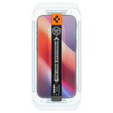 Folie de protectie Spigen (set de 2) Glas.tR EZ-FIT (AGL09861) compatibil cu iPhone 17 Air, Transparent