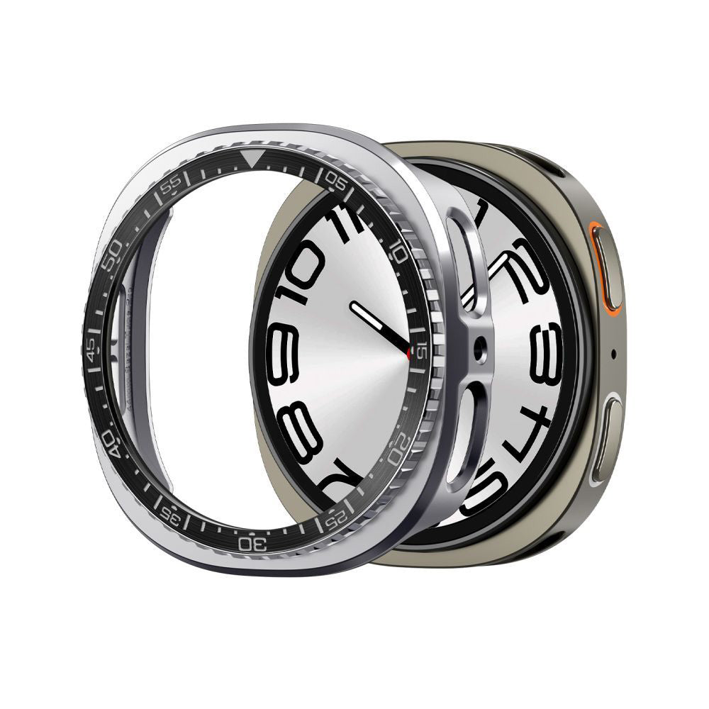 Accesoriu smartwatch Spigen Bezel Tune Pro Diver (ACS10010) compatibil cu for Samsung Galaxy Watch8 44mm, Stainless Steel, Negru