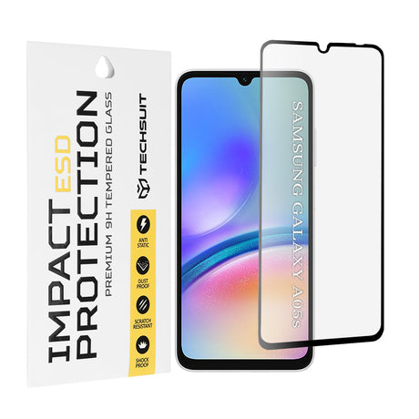 Folie de protectie Techsuit ESD Glass compatibil cu Samsung Galaxy A05s, Negru