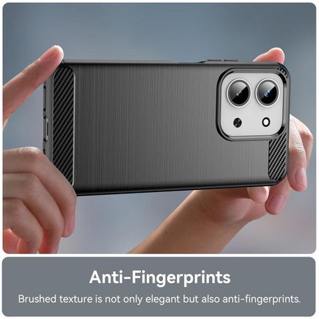 Husa de protectie Techsuit Carbon Silicone compatibil cu Xiaomi Redmi 15C 4G / Redmi 15C 5G / Poco C85 4G, Negru