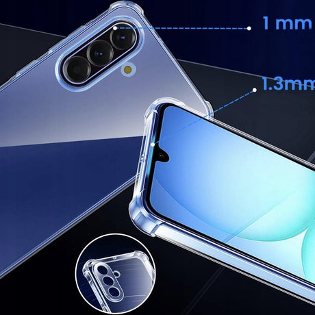 Husa de protectie Techsuit Shockproof Clear Silicone compatibil cu Samsung Galaxy A17 5G / A17 4G, Transparent