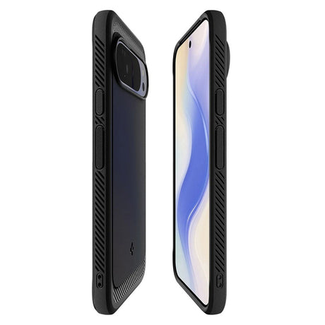 Husa de protectie Spigen Rugged Armor MagSafe (ACS09721) compatibil cu Google Pixel 10 Pro XL, Negru Mat