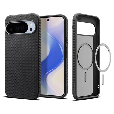 Husa de protectie Spigen Liquid Air MagSafe (ACS09718) compatibil cu Google Pixel 10 Pro XL, Negru Mat