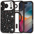 Husa de protectie Techsuit Luxury Glitter MagSafe compatibil cu iPhone 17 Pro Max, Negru