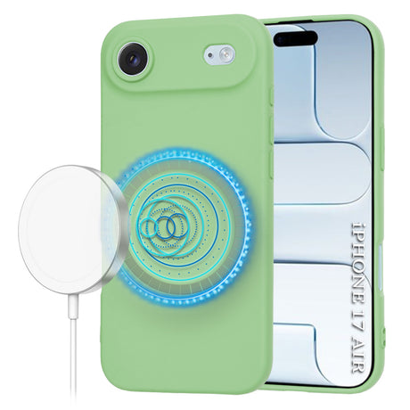Husa de protectie Techsuit SoftFlex MagSafe compatibil cu iPhone 17 Air, Verde Menta