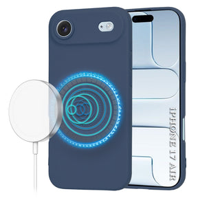 Husa de protectie Techsuit SoftFlex MagSafe compatibil cu iPhone 17 Air, Bleumarin