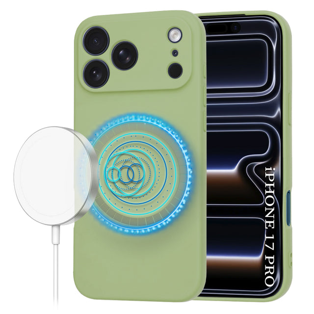 Husa de protectie Techsuit SoftFlex MagSafe compatibil cu iPhone 17 Pro, Matcha