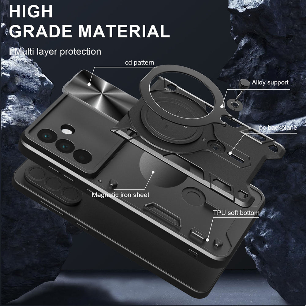 Husa de protectie Techsuit CamGuard Pro compatibil cu Samsung Galaxy A17 5G / A17 4G / M17 / F17, Rosu