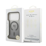 Husa de protectie Guess IML Gradient Triangle Logo MagSafe (GUHMP17XHGTMLCGK) compatibil cu iPhone 17 Pro Max, Negru
