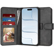 Husa de protectie Techsuit Diary Book compatibil cu iPhone 17 Air, Negru