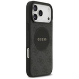 Husa de protectie Guess 4G Circle Classic Logo MagSafe (GUHMP17XP4PGRSGK) compatibil cu iPhone 17 Pro Max, Negru
