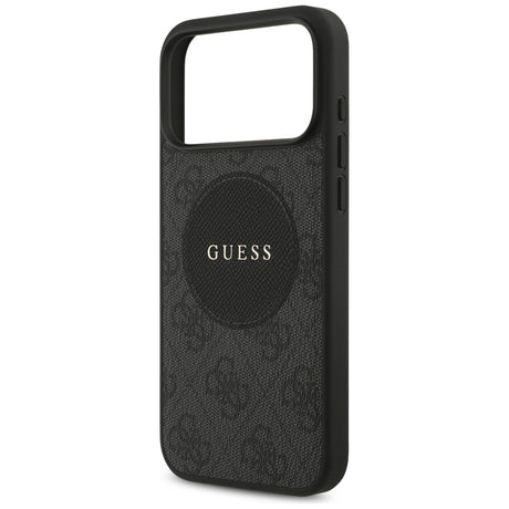 Husa de protectie Guess 4G Circle Classic Logo MagSafe (GUHMP17XP4PGRSGK) compatibil cu iPhone 17 Pro Max, Negru