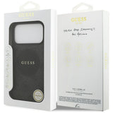 Husa de protectie Guess 4G Circle Classic Logo MagSafe (GUHMP17XP4PGRSGK) compatibil cu iPhone 17 Pro Max, Negru