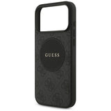 Husa de protectie Guess 4G Circle Classic Logo MagSafe (GUHMP17LP4PGRSGK) compatibil cu iPhone 17 Pro, Negru