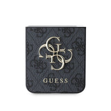 Husa de protectie Guess Leather 4G Metal Logo (GUHCZF74GMGPI) compatibil cu Samsung Galaxy Z Flip7, Roz